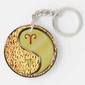 牡羊座とメタルモンキー キーホルダー (裏面)