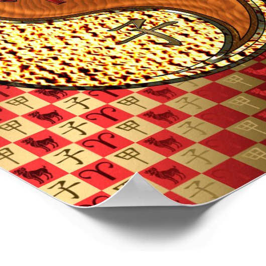 牡羊座と木ネズミのポスター ポスター (角)