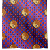 牡羊座と木牛 シャワーカーテン (正面)