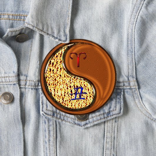 牡羊座と木牛 缶バッジ (インサイチュ)