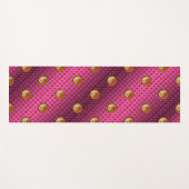 牡羊座と木製の雄鶏 ヨガマット (正面(横))