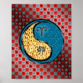 牡羊座と水兎 ポスター (正面)