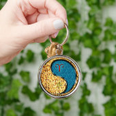 牡羊座と水猿 キーホルダー (手)