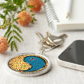 牡羊座と水猿 キーホルダー (側面)