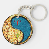 牡羊座と水猿 キーホルダー (裏面)