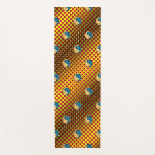 牡羊座と水猿 ヨガマット (正面)