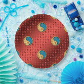 牡羊座と水虎 ペーパープレート (パーティー)