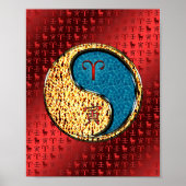 牡羊座と水虎 ポスター (正面)