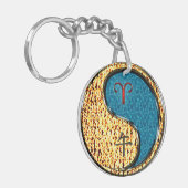 牡羊座と水馬 キーホルダー (正面左)
