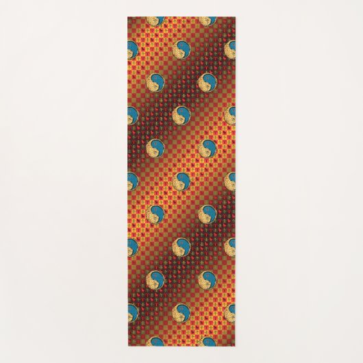 牡羊座と水馬 ヨガマット (正面)