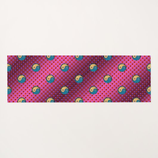 牡羊座と水鶏 ヨガマット (裏面(横))