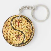 牡羊座と火の虎 キーホルダー (裏面)