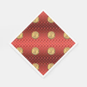 牡羊座と火の虎 スタンダードランチョンナプキン (角)