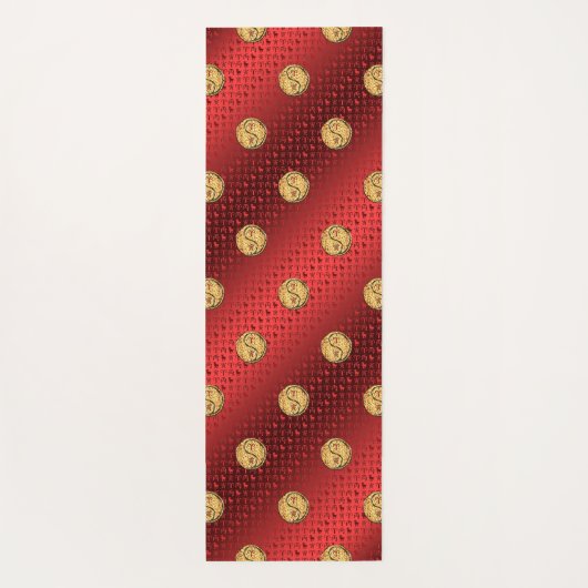 牡羊座と火の虎 ヨガマット (裏面)