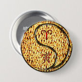 牡羊座と火の虎 缶バッジ (正面&裏面)