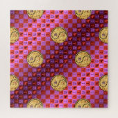 牡羊座と火の雄鶏 ジグソーパズル (横)