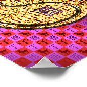 牡羊座と火の雄鶏 ポスター (角)