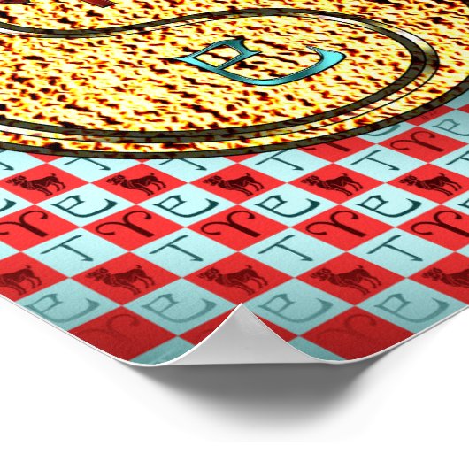 牡羊座と火ヘビ ポスター (角)