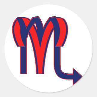牡羊座と蠍座 ラウンドシール