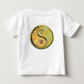 牡羊座と金属のいのしし ベビーTシャツ (裏面)