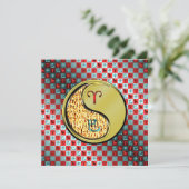 牡羊座と金属製のヘビ カード (スタンド正面)