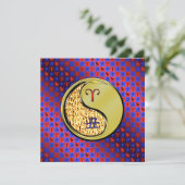 牡羊座と金属製の牛 カード (スタンド正面)