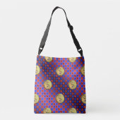 牡羊座と金属製の牛 クロスボディバッグ (裏面)