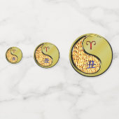 牡羊座と金属製の牛 コンフェッティ (正面)