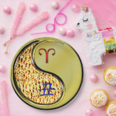 牡羊座と金属製の牛 ペーパープレート (パーティー)