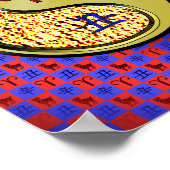 牡羊座と金属製の牛 ポスター (角)