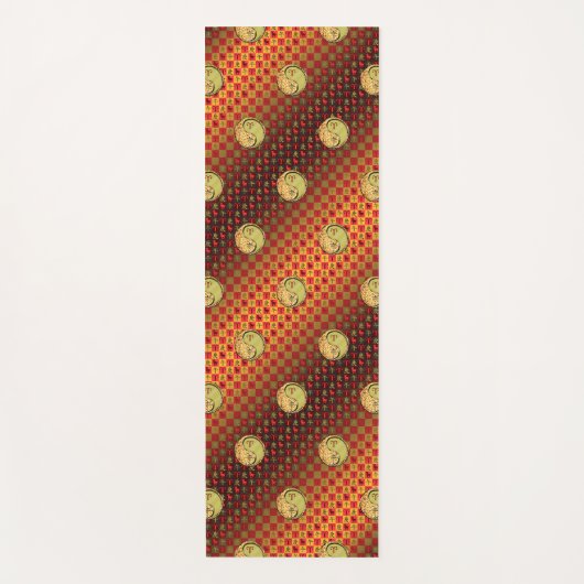 牡羊座と金馬 ヨガマット (正面)