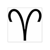 牡羊座のシンボルアートスタンプ ラバースタンプ (インプリント)