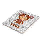 牡羊座のハッピーバースデー タイル (側面)