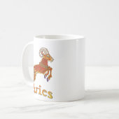 牡羊座のマグ コーヒーマグカップ (正面左)
