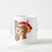 牡羊座のマグ コーヒーマグカップ (正面左)