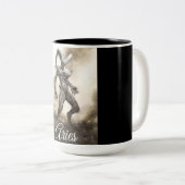 牡羊座のマグ ツートーンマグカップ (正面右)