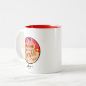 牡羊座のマグ ツートーンマグカップ (正面左)