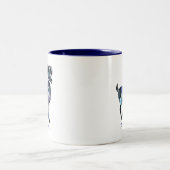 牡羊座のラムのコーヒーカップ ツートーンマグカップ (中央)