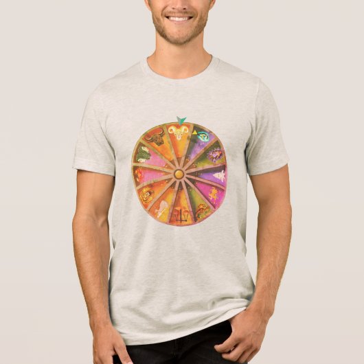 牡羊座の勝利 トライブレンドTシャツ (正面)