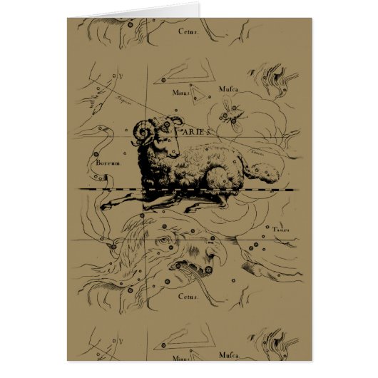 牡羊座の地図ヘベリウス1690 (正面)