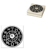 「牡羊座の星占い天体デザインスタンプ」 ラバースタンプ (押印)