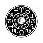 「牡羊座の星占い天体デザインスタンプ」 ラバースタンプ (インプリント)