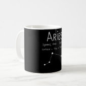 牡羊座の星座占いギフト コーヒーマグカップ (正面左)