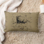 牡羊座の星座Hevelius 3月1690日21日- Apr19 ランバークッション (ブランケット)