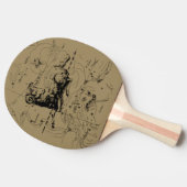 牡羊座の星座Hevelius 3月1690日21日- Apr19 卓球ラケット (横)