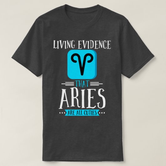 牡羊座の生きている証拠 Tシャツ (デザイン正面)