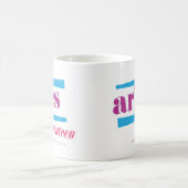 牡羊座の紫色 コーヒーマグカップ (中央)