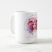 牡羊座の美少女の特徴 コーヒーマグカップ (正面左)