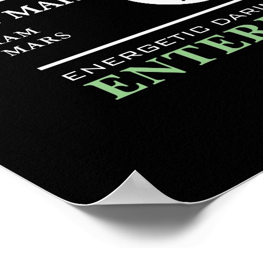 牡羊座の〔占星術の〕十二宮図のサイン占星術のポスター ポスター (角)