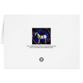 牡羊座の(占星術の)十二宮図のステンドグラスのノートルダム大聖堂のGC (裏面横)